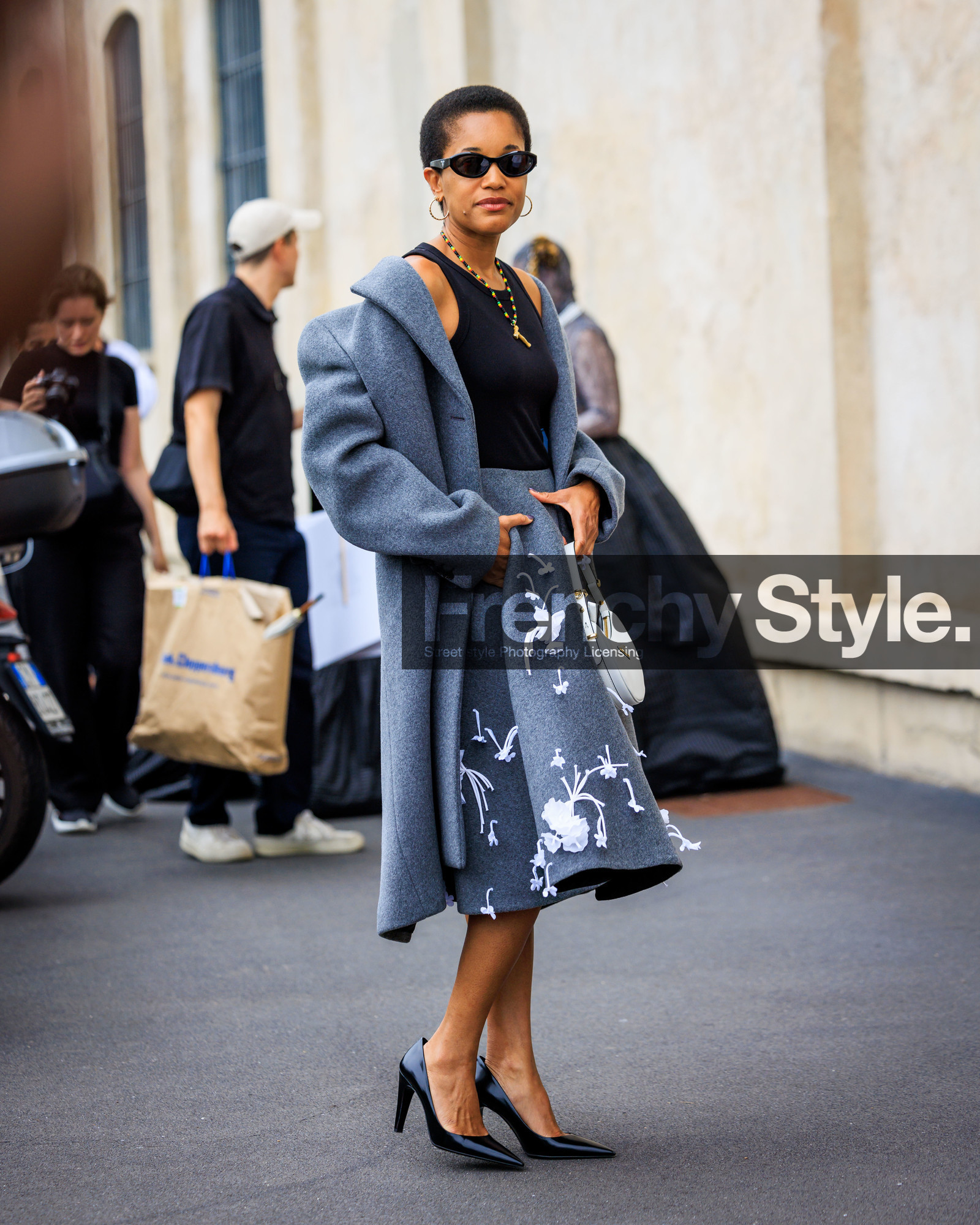 street style, jonathan paciullo, FW, fashion week, frenchystyle, MFW, MILAN, SPRING SUMMER 2024, SS 24, vertical, full length