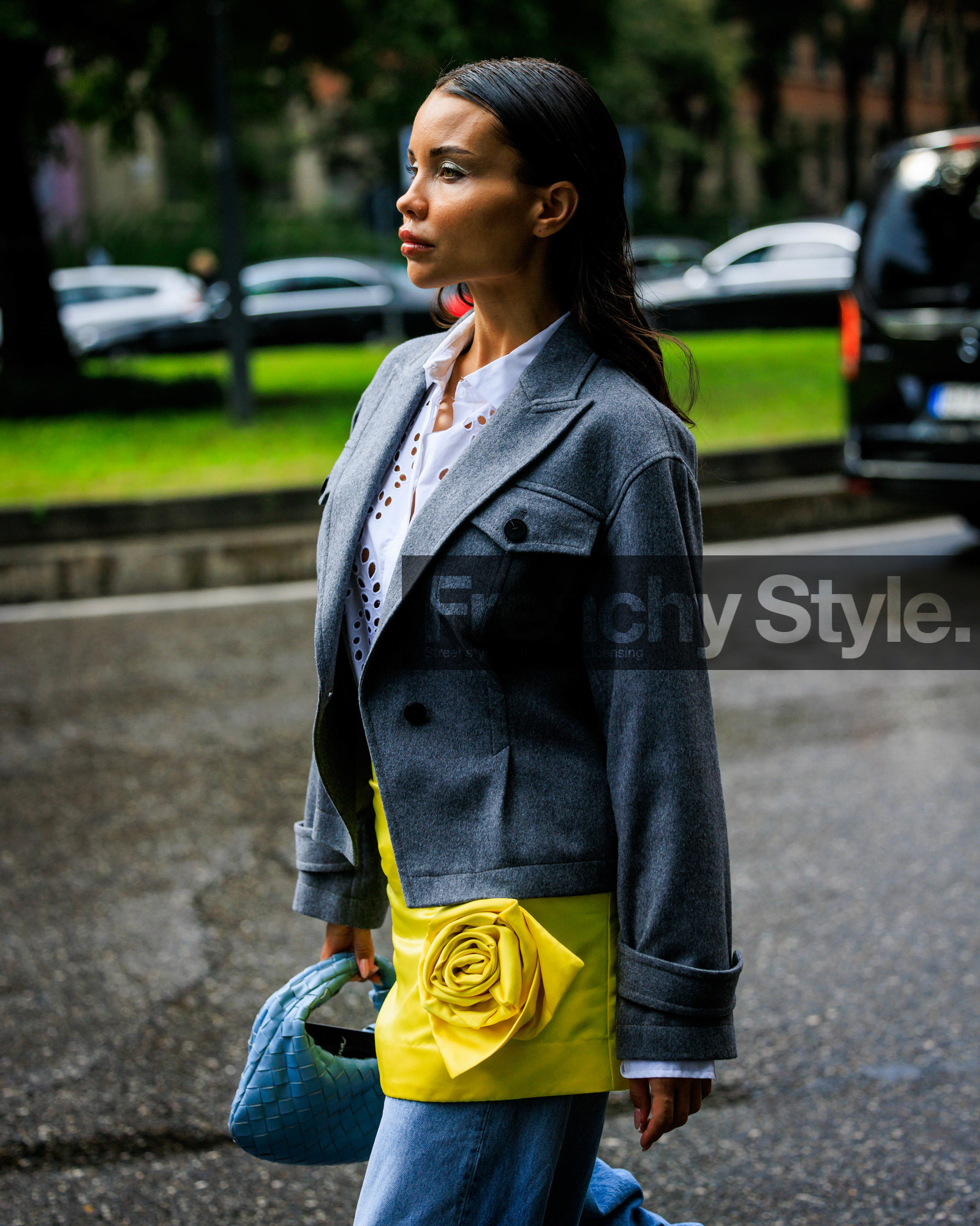 street style, jonathan paciullo, FW, fashion week, frenchystyle, MFW, MILAN, SPRING SUMMER 2024, SS 24, vertical, atmosphere details, detail