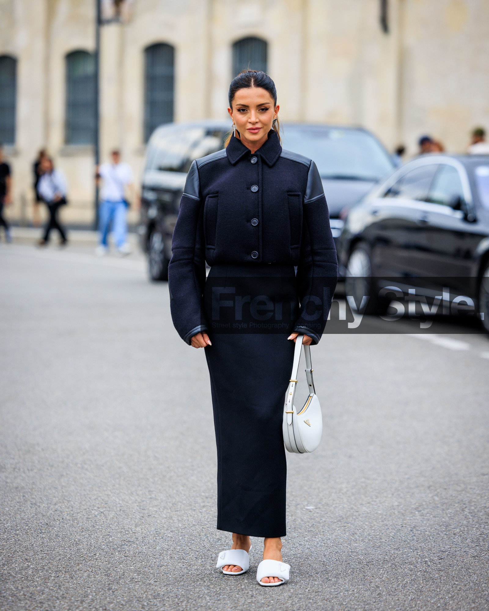 street style, jonathan paciullo, FW, fashion week, frenchystyle, MFW, MILAN, SPRING SUMMER 2024, SS 24, vertical, full length