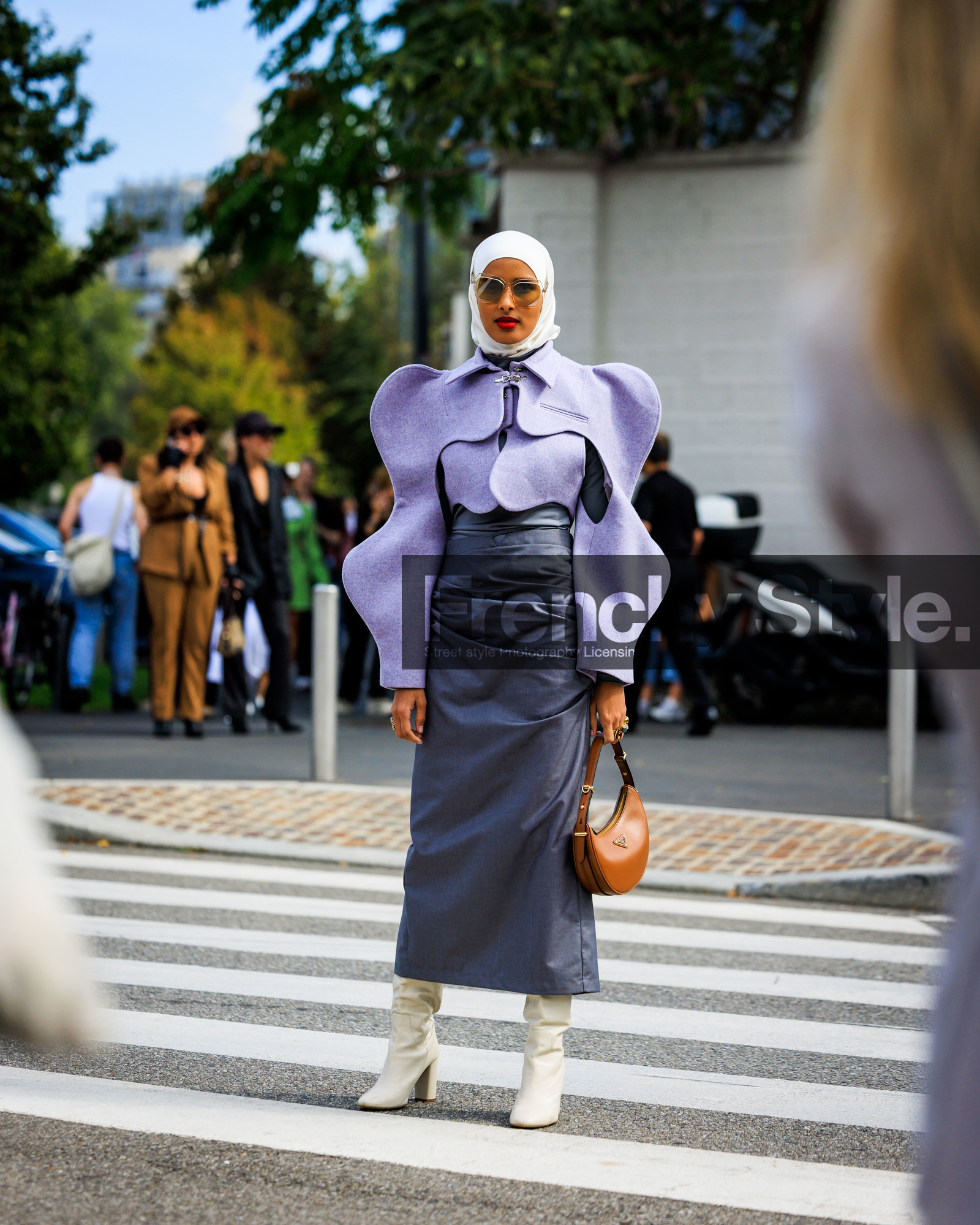 fashion week, frenchystyle, street style, jonathan paciullo, FW, MFW, MILAN, SPRING SUMMER 2024, SS 24, vertical, full length