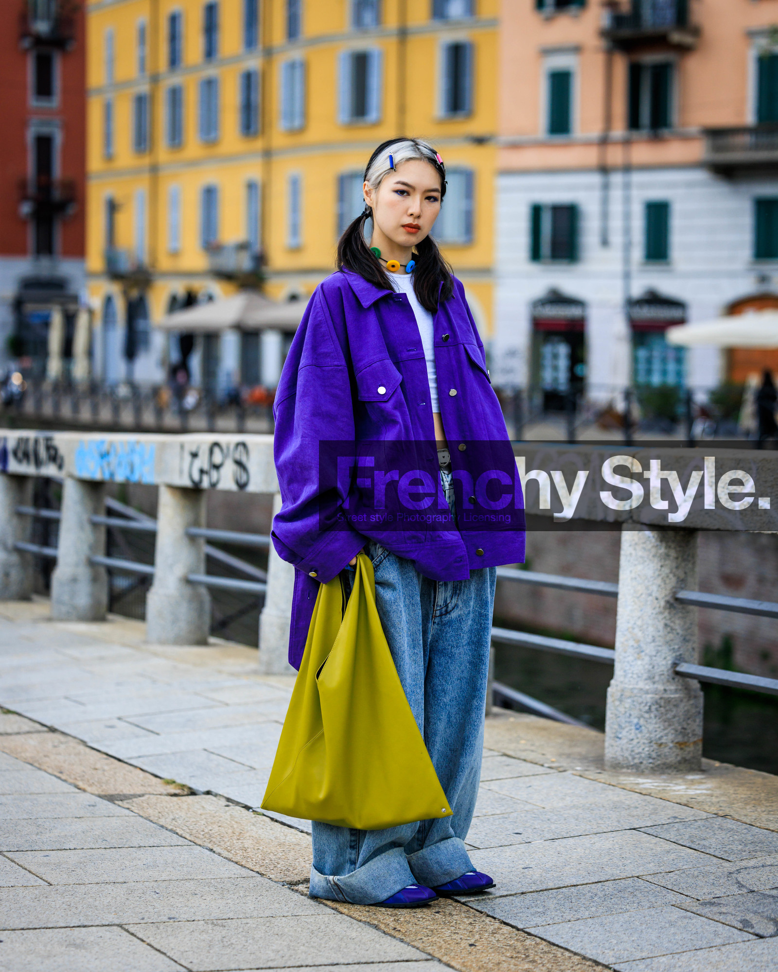 street style, jonathan paciullo, FW, fashion week, frenchystyle, MFW, MILAN, SPRING SUMMER 2024, SS 24, vertical, full length