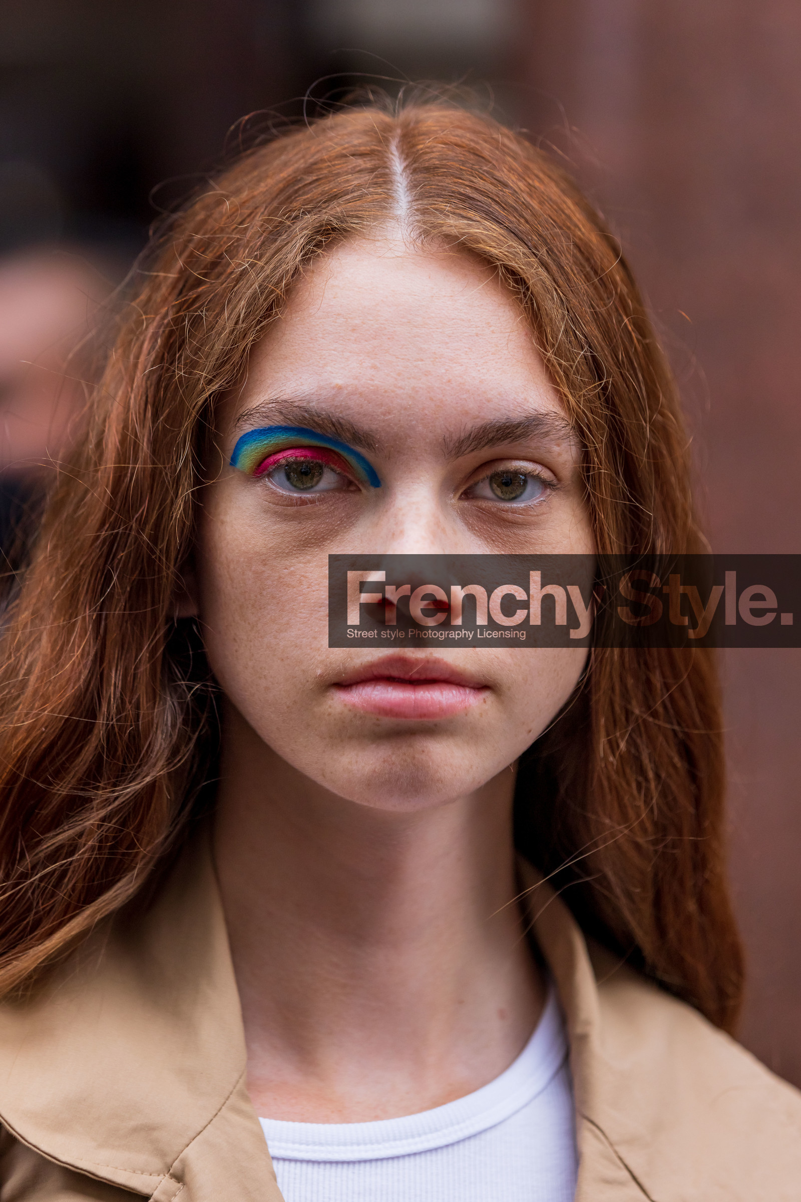 Loana Julien, details, makeup, fashion week, frenchystyle, FW, jonathan paciullo, street style, SS 22, SPRING SUMMER 2022, LFW, LONDON, vertical, atmosphere details, detail, portrait, model