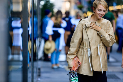 atmosphere details, beige jacket, detail, fashion week, frenchystyle, FW, horizontal, jonathan paciullo, leather bag, NEW YORK, NYFW, SPRING SUMMER 2018, SS 18, street style