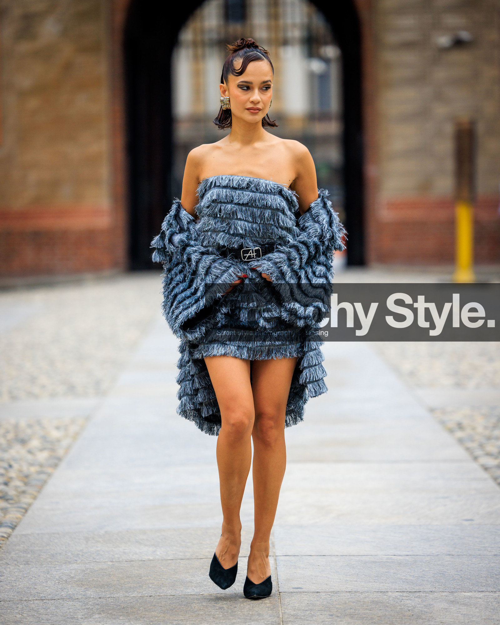 fashion week, frenchystyle, FW, jonathan paciullo, street style, MFW, MILAN, SPRING SUMMER 2024, SS 24, vertical, full length