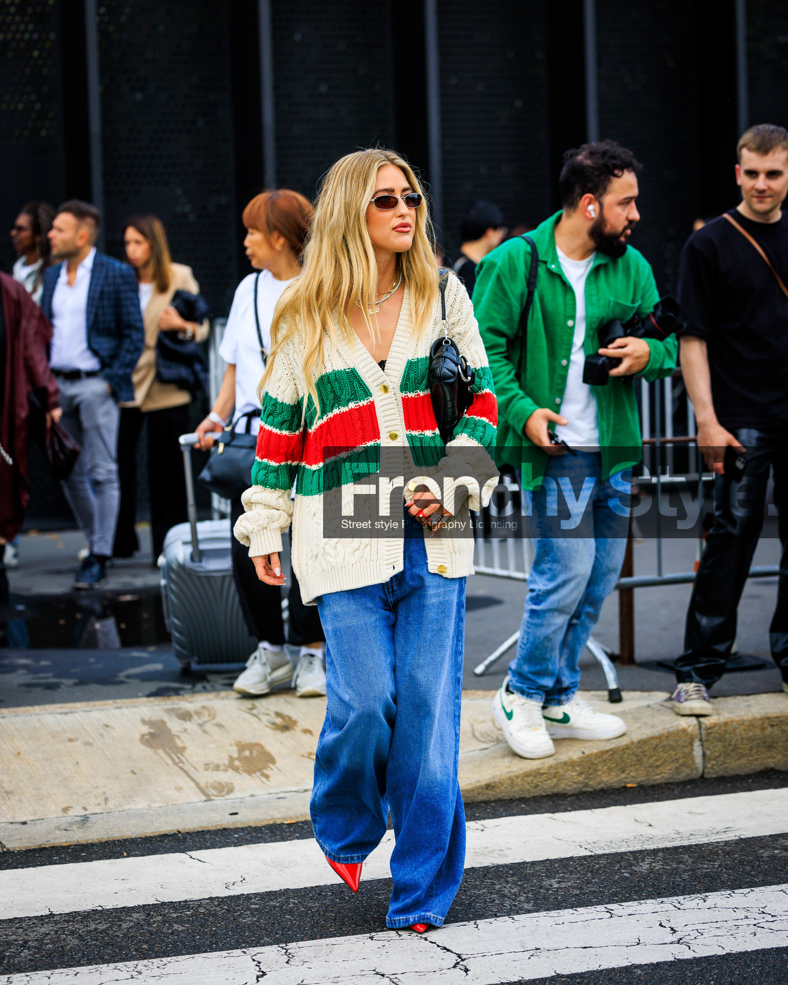 street style, jonathan paciullo, FW, fashion week, frenchystyle, MFW, MILAN, SPRING SUMMER 2024, SS 24, vertical, full length