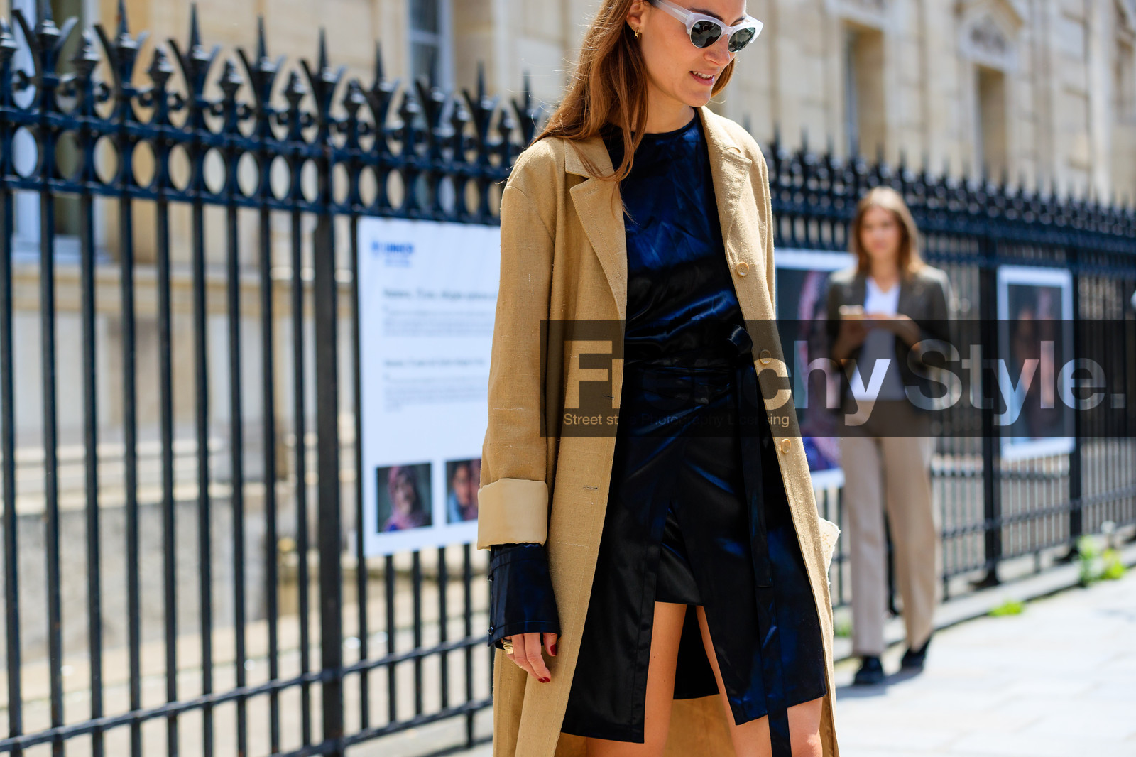 atmosphere details, AUTUMN WINTER 2016-2017, AW 16-17, beige coat, black dress, detail, FALL WINTER 2016-2017, fashion week, frenchystyle, FW, FW 16-17, giorgia tordini, HAUTE COUTURE, horizontal, jonathan paciullo, leather dress, MENSWEAR, PARIS, PFW, street style, sunglasses, varnished leather