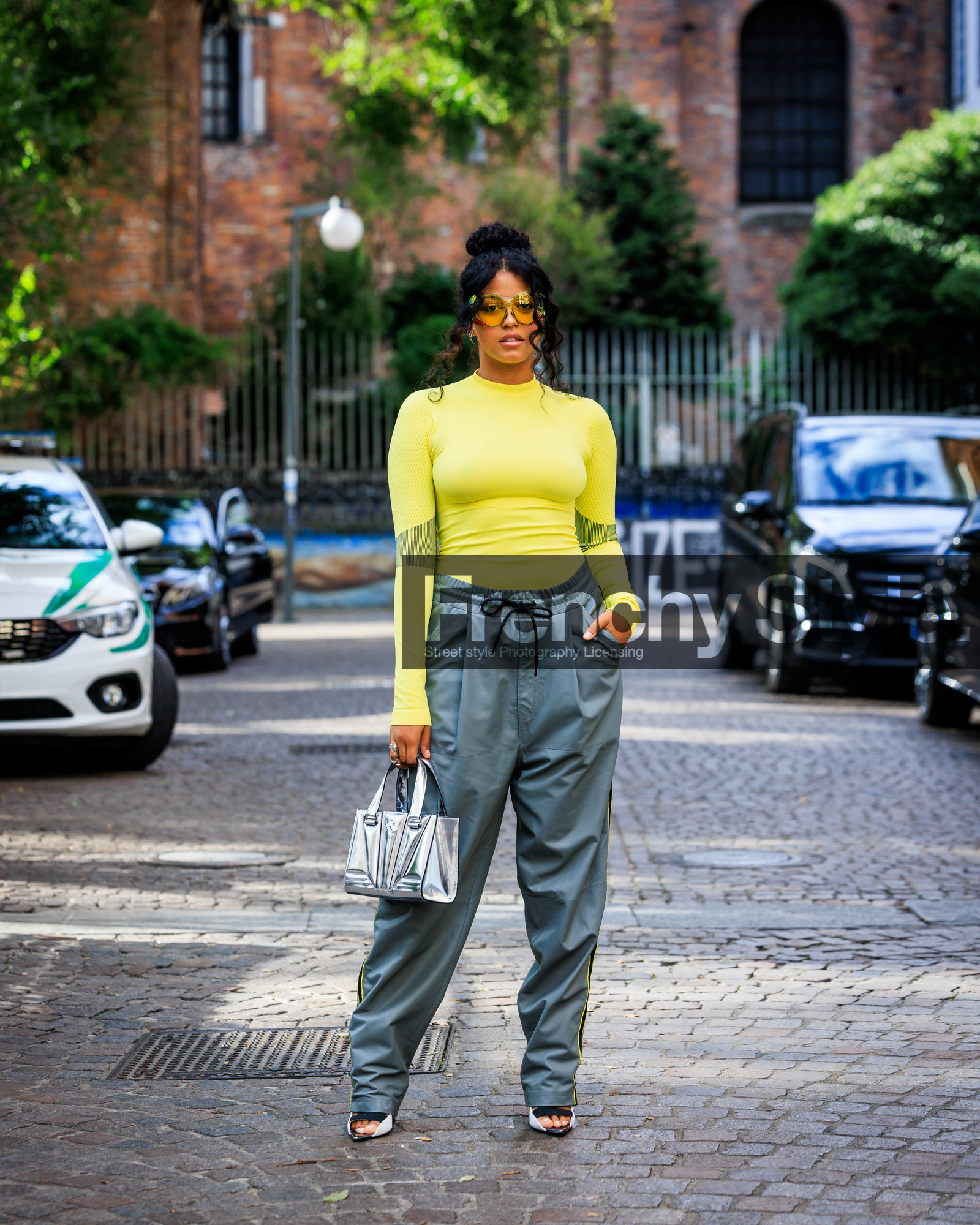 street style, jonathan paciullo, FW, fashion week, frenchystyle, MFW, MILAN, SPRING SUMMER 2024, SS 24, vertical, full length