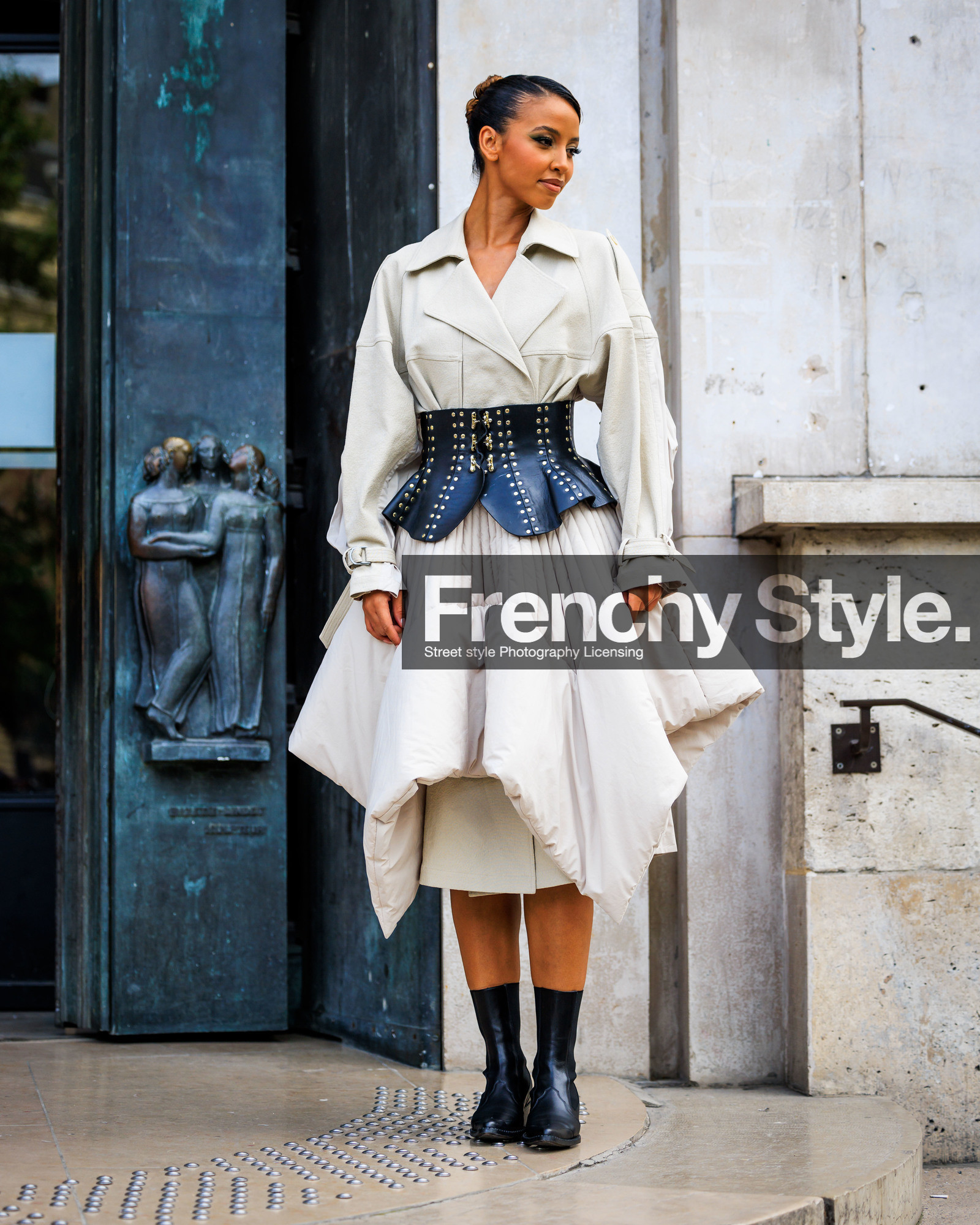 fashion week, frenchystyle, FW, jonathan paciullo, street style, PFW, PARIS, SPRING SUMMER 2024, SS 24, full length, vertical