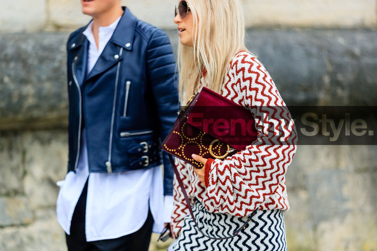 atmosphere details, chloe, detail, fashion week, frenchystyle, FW, geometric, graphic skirt, graphic sweater, horizontal, jonathan paciullo, leather bag, PARIS, PFW, printed dress, printed skirt, printed sweater, red bag, red sweater, SPRING SUMMER 2017, SS 17, street style, striped skirt, striped sweater, studded bag, suede bag, sunglasses