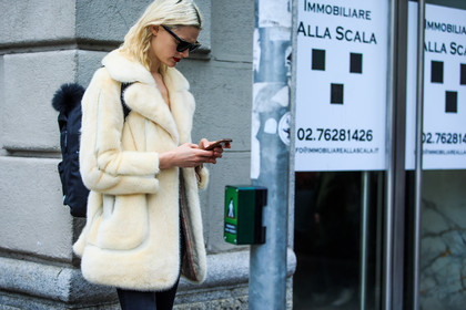 atmosphere details, AUTUMN WINTER 2016-2017, AW 16-17, black denim, denim pants, detail, FALL WINTER 2016-2017, fashion week, frenchystyle, fur coat, fur jacket, FW, FW 16-17, golden top, horizontal, jeans, jonathan paciullo, LFW, LONDON, MENSWEAR, model, red lips, street style, sunglasses, trousers, white coat, white fur, white jacket