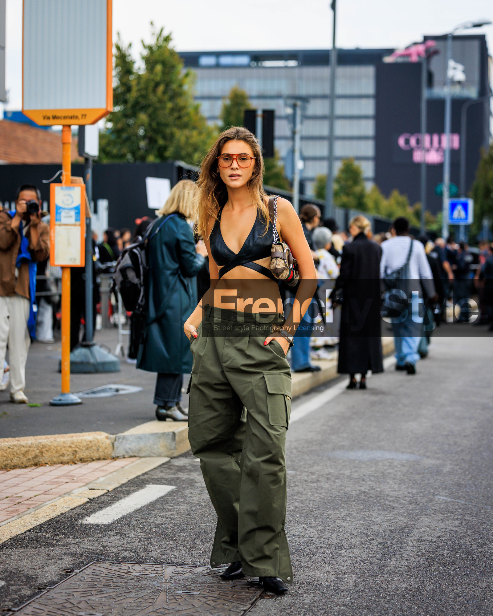 street style, jonathan paciullo, FW, fashion week, frenchystyle, MFW, MILAN, SPRING SUMMER 2024, SS 24, vertical, full length