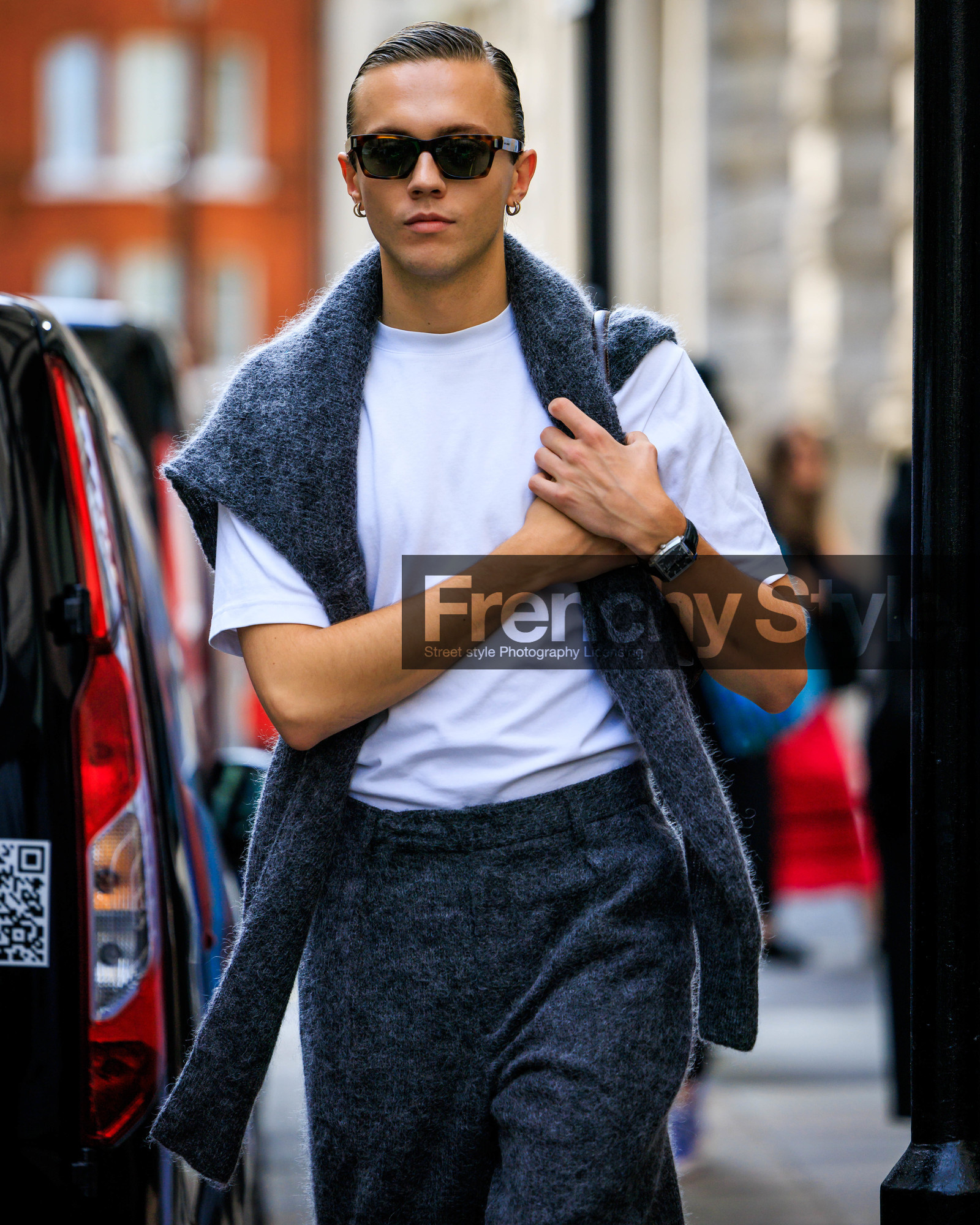 fashion week, frenchystyle, FW, jonathan paciullo, street style, LFW, LONDON, atmosphere details, detail, SPRING SUMMER 2024, SS 24