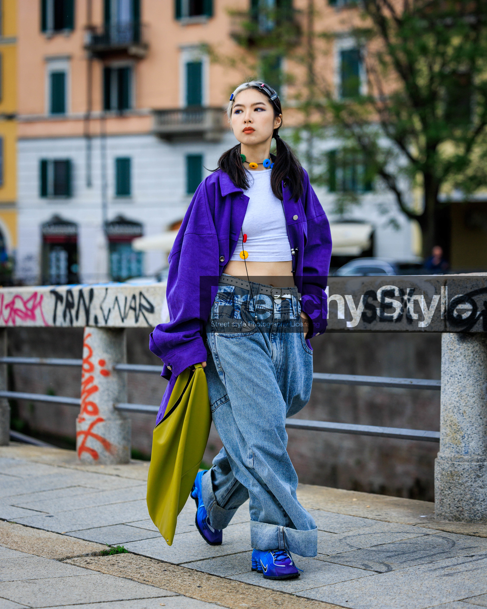 street style, jonathan paciullo, FW, fashion week, frenchystyle, MFW, MILAN, SPRING SUMMER 2024, SS 24, vertical, full length
