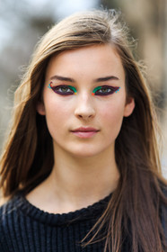 AUTUMN WINTER 2016-2017, AW 16-17, black knit, black sweater, eyeshadow, FALL WINTER 2016-2017, fashion week, frenchystyle, FW, FW 16-17, jonathan paciullo, LFW, LONDON, long hair, MENSWEAR, model, portrait, street style, vertical