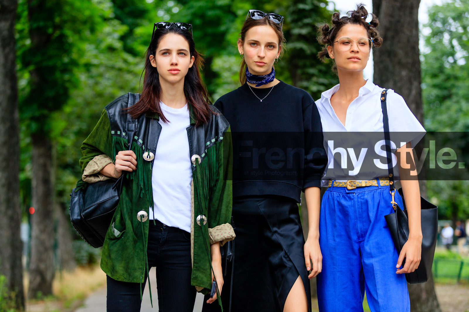 ari westphal, asymetric, atmosphere details, AUTUMN WINTER 2016-2017, AW 16-17, black bag, black denim, black skirt, black sweater, black top, blue bandana, blue pants, denim pants, detail, FALL WINTER 2016-2017, fashion week, frenchystyle, fringes, FW, FW 16-17, green jacket, HAUTE COUTURE, horizontal, jeans, jonathan paciullo, leather backpack, leather bag, leather jacket, MENSWEAR, model, PARIS, PFW, street style, suede jacket, trousers, waleska gorczevski, white shirt, white t shirt, wide pants