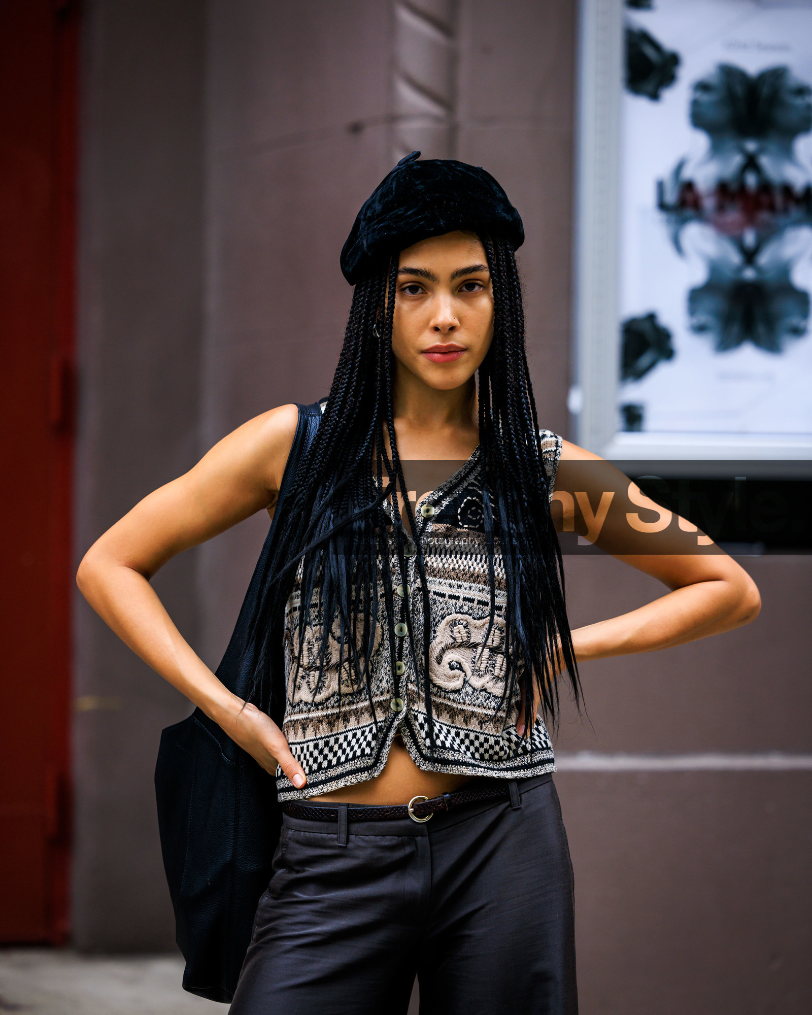 jonathan paciullo, FW, frenchystyle, fashion week, street style, vertical, detail, atmosphere details, NEW YORK, NYFW, SPRING SUMMER 2024, SS 24