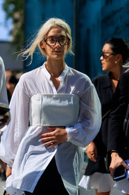 atmosphere details, bustier top, detail, fashion week, frenchystyle, FW, jonathan paciullo, NEW YORK, NYFW, SPRING SUMMER 2018, SS 18, street style, vertical, white shirt