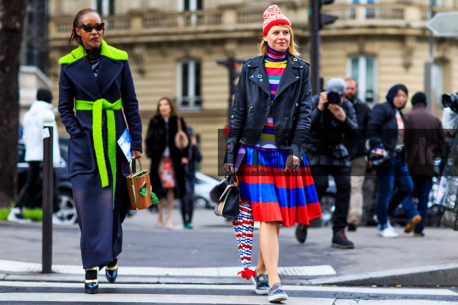 atmosphere details, AUTUMN WINTER 2016-2017, AW 16-17, belted coat, black jacket, black perfecto, black shoes, black turtleneck, blue coat, blue skirt, brown bag, elisa nalin, embroidered shoes, FALL WINTER 2016-2017, fashion week, fluo, frenchystyle, full length, FW, FW 16-17, geometric, graphic bag, graphic coat, graphic skirt, graphic sweater, grey sneakers, high heels, horizontal, jonathan paciullo, laser cut, leather bag, leather jacket, leather perfecto, leather shoes, michelle elie, multicolor bag, multicolor sweater, open work, overcoat, PARIS, PFW, pleated skirt, red beanie, red skirt, street style, striped bag, striped skirt, striped sweater, stripes, sunglasses, umbrella