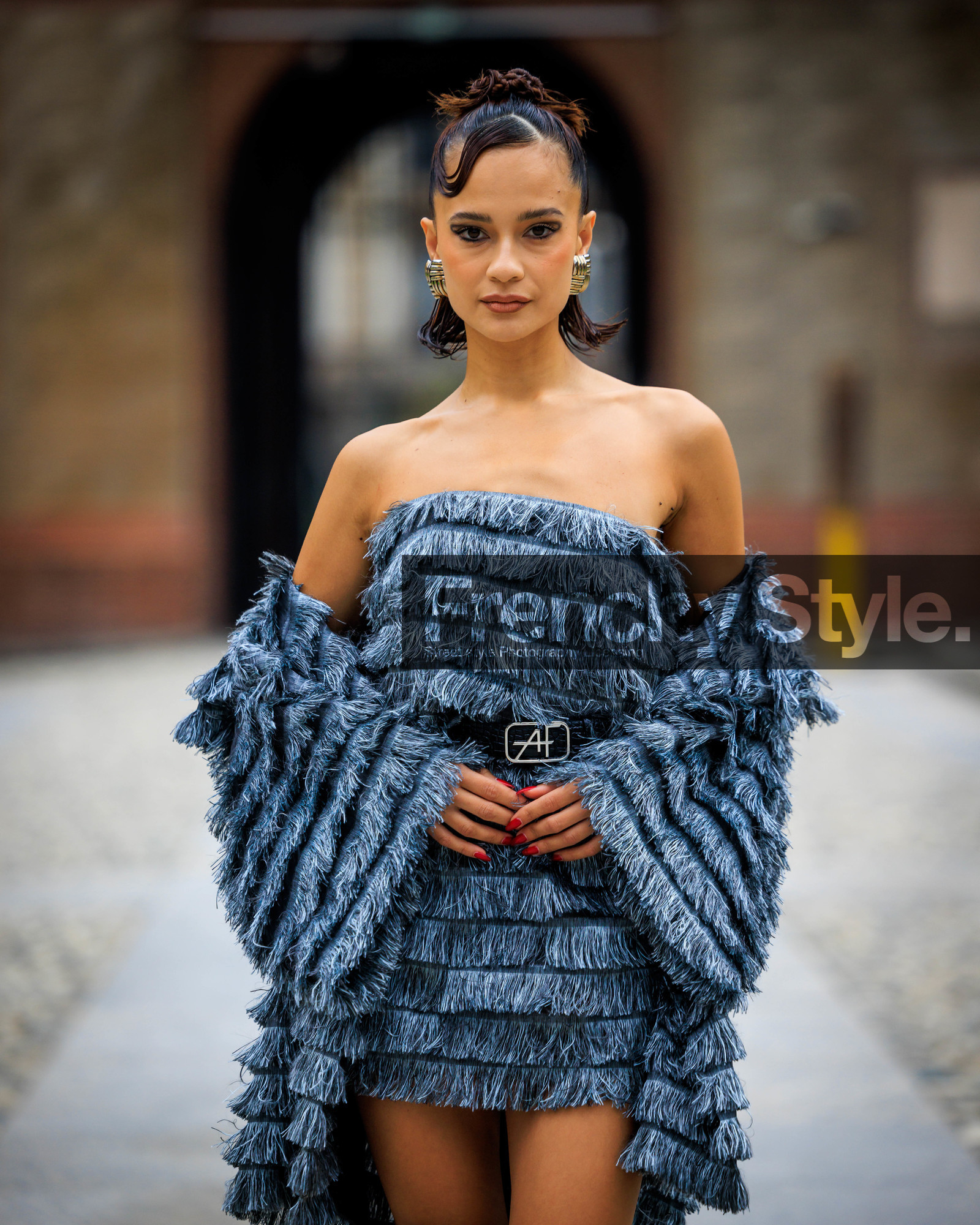 fashion week, frenchystyle, FW, jonathan paciullo, street style, MFW, MILAN, SPRING SUMMER 2024, SS 24, vertical, atmosphere details, detail