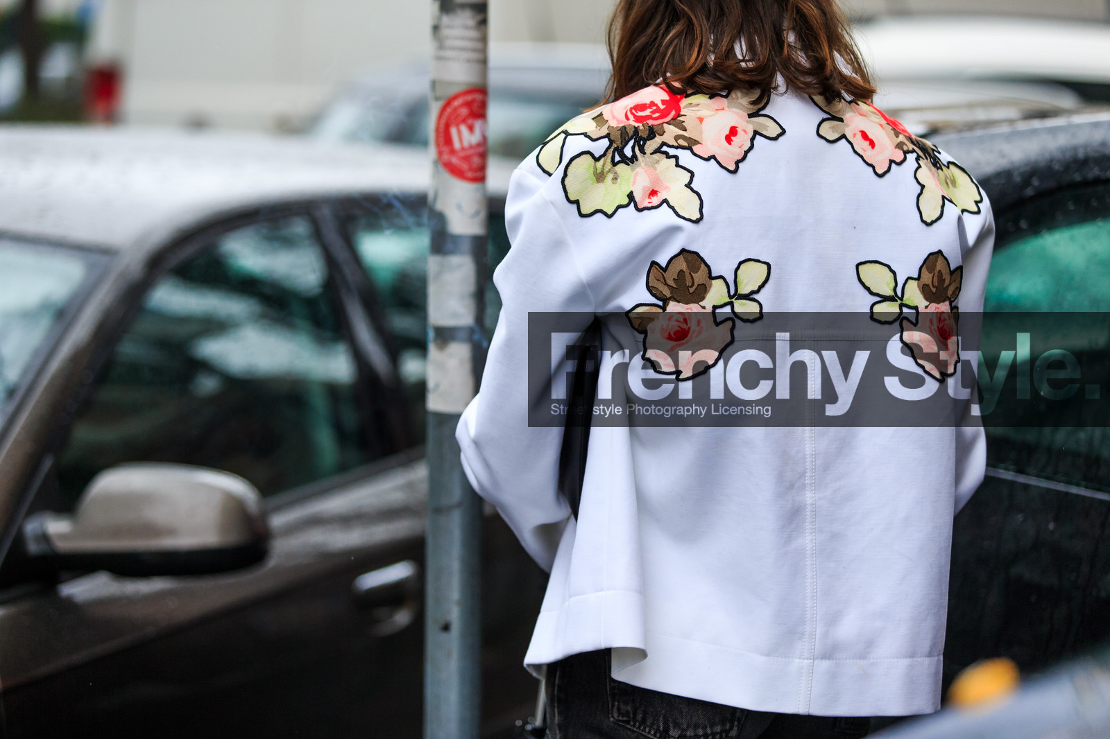 atmosphere details, AUTUMN WINTER 2016-2017, AW 16-17, detail, embroidered jacket, FALL WINTER 2016-2017, fashion week, floral, flower, frenchystyle, FW, FW 16-17, horizontal, jonathan paciullo, LFW, LONDON, MENSWEAR, street style, white jacket